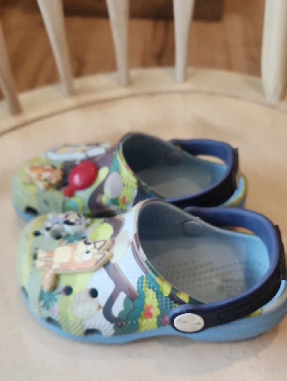 Crocs Kids' Bluey Green & Blue Slip-On Clog - Kids Shoes